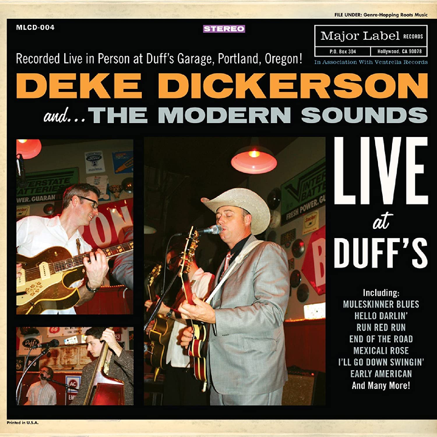 Deke Dickerson and the Modern Sounds: Live at Duff's