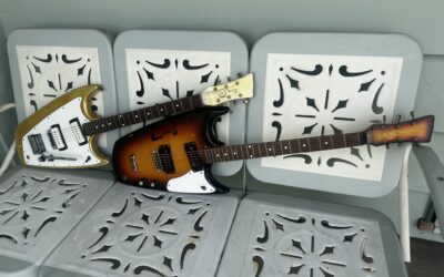 Swept-Wing Sunday with a Pair of 1966–67 Hallmark Guitars