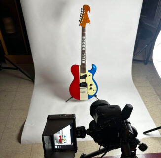 Photographing a Few Guitars at Marc Lipco’s